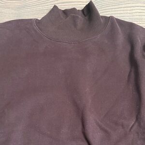 Elegant Purple Turtleneck Sweater